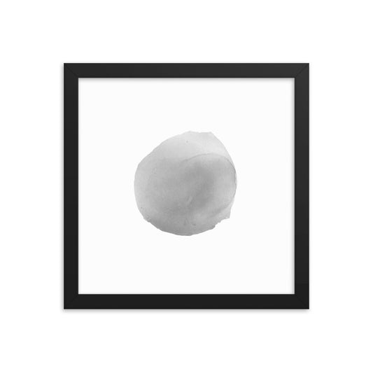 Watercolor Circle A (Grey)