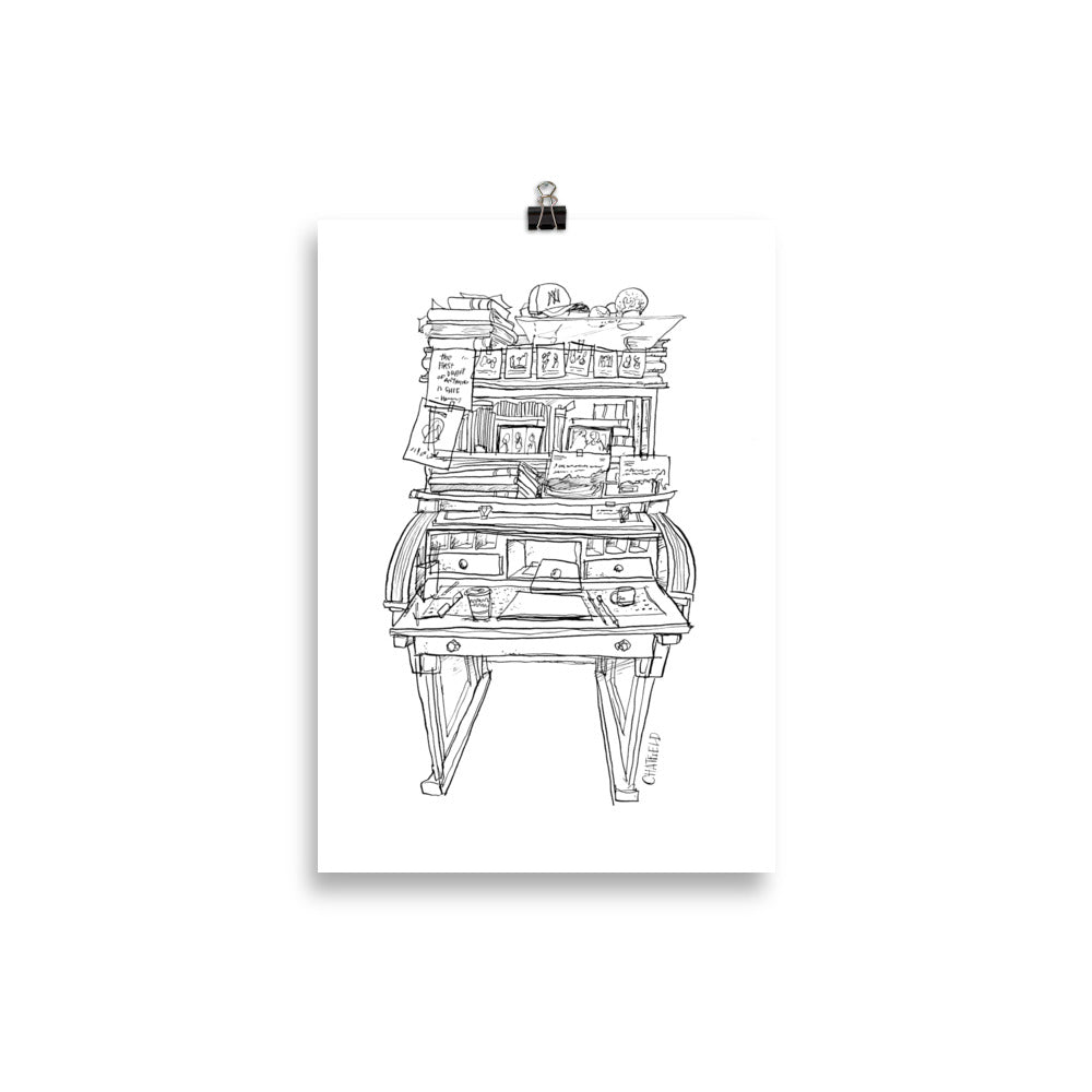 The Magic Desk, Matte Print - Jason Chatfield