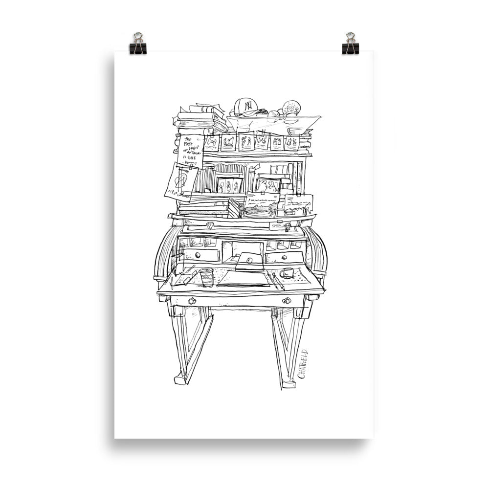 The Magic Desk, Matte Print - Jason Chatfield